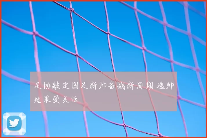 足协敲定国足新帅备战新周期 选帅结果受关注